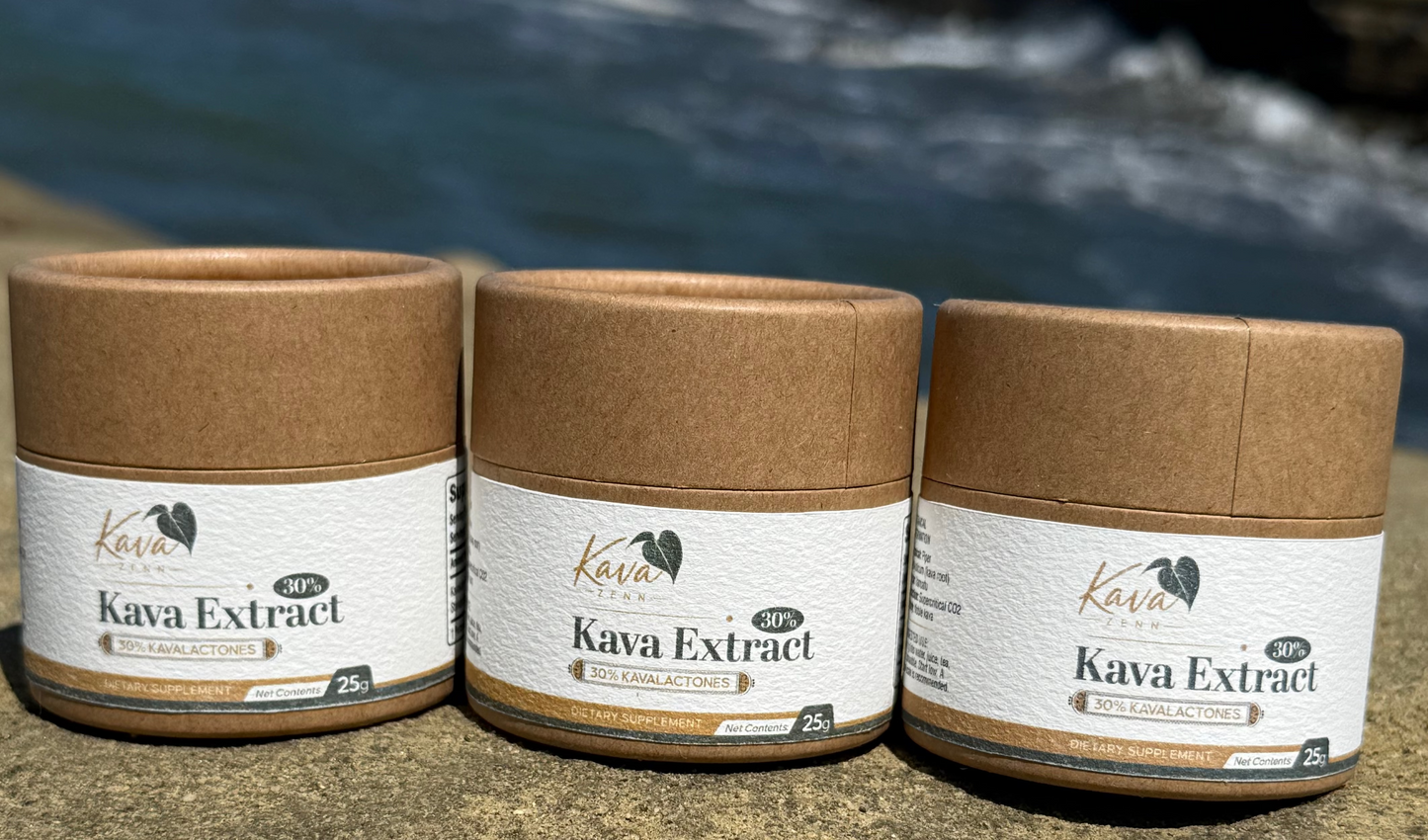 KAVA EXTRACT 30% Concentrated Kava Root Extract Powder (25g)