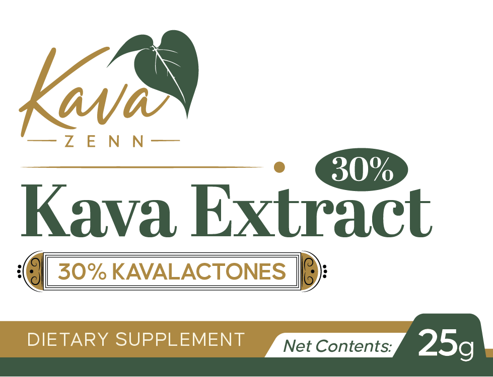 KAVA EXTRACT 30% Concentrated Kava Root Extract Powder (25g)