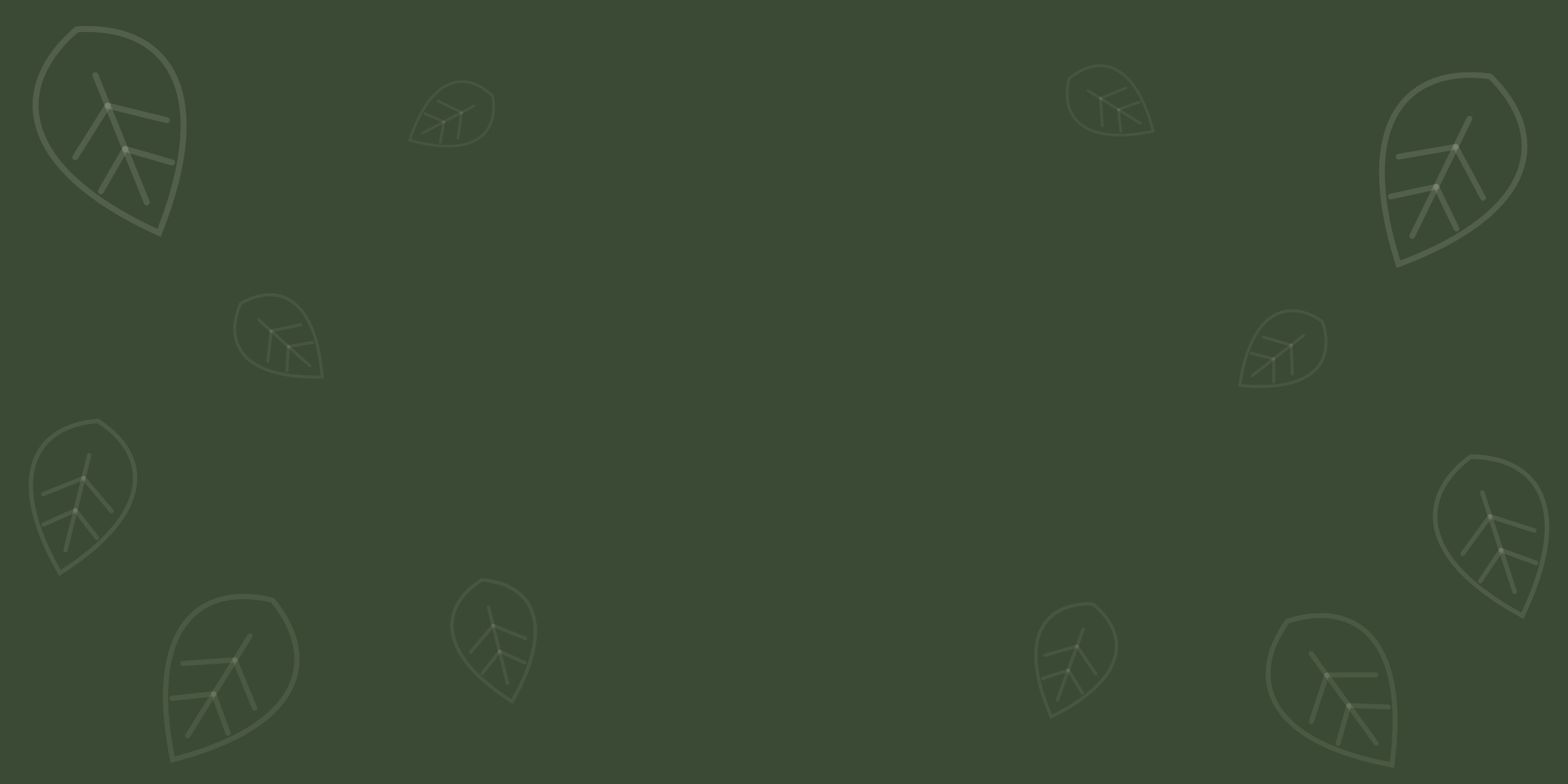 Kava leaf pattern on deep green
